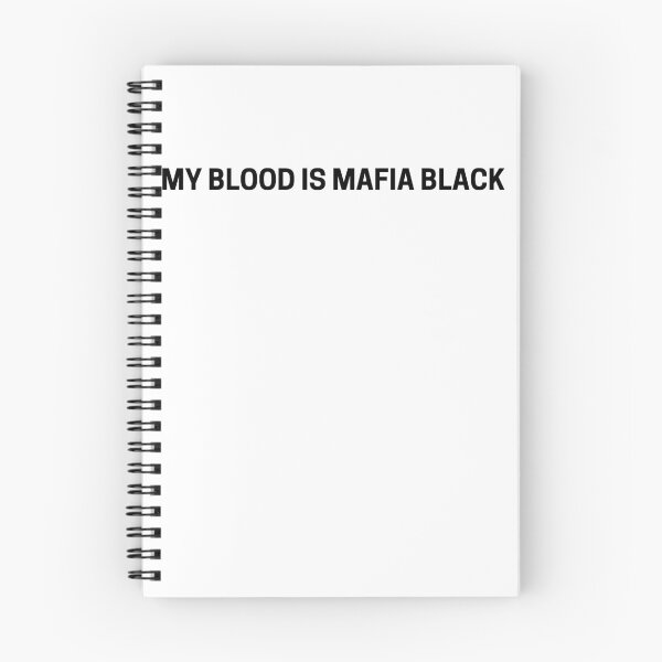 Item preview, My Blood is Mafia Black designed and sold by Hojicha-tea.