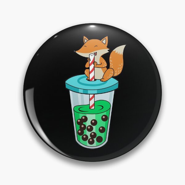 Item preview, Green Bubble Tea Gift Women Fox Boba Tea Gift Kids Fox designed and sold by DSWShirts.