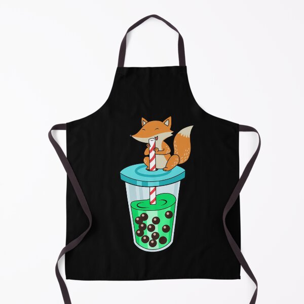Item preview, Green Bubble Tea Gift Women Fox Boba Tea Gift Kids Fox designed and sold by DSWShirts.