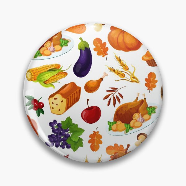 Item preview, Thanksgiving Dinner Roasted Turkey Pumpkin Fall Acorns designed and sold by IamTrending.