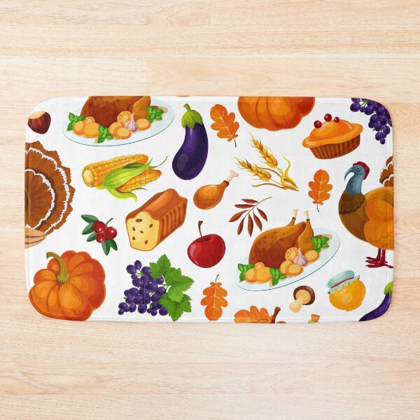 Item preview, Thanksgiving Dinner Roasted Turkey Pumpkin Fall Acorns designed and sold by IamTrending.