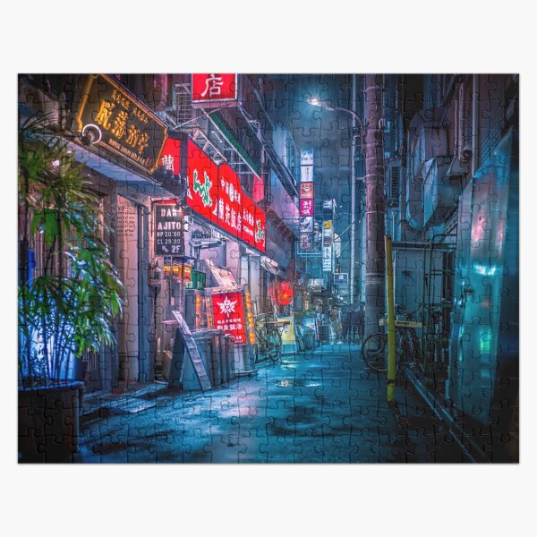 Item preview, Heavy Rain Over Neo Tokyo designed and sold by TokyoLuv.