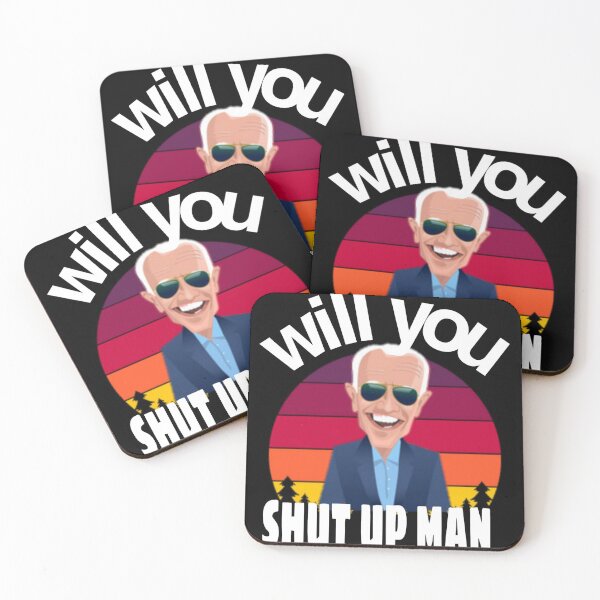 Item preview, Will you shut up man vintage retro  designed and sold by Mohamed allbdrany.