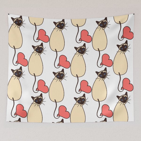 Item preview, Love Siamese Cat designed and sold by lulululupaint.