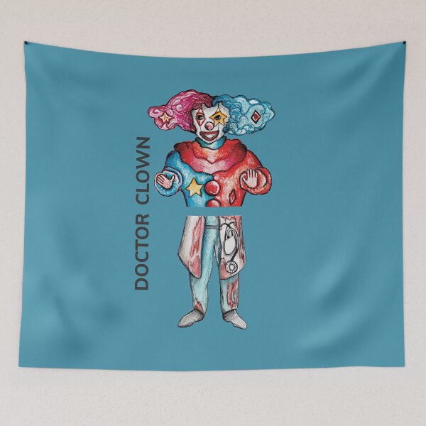 Item preview, DOCTOR CLOWN by FrankenDuo hippie blue designed and sold by FrankenDuo.