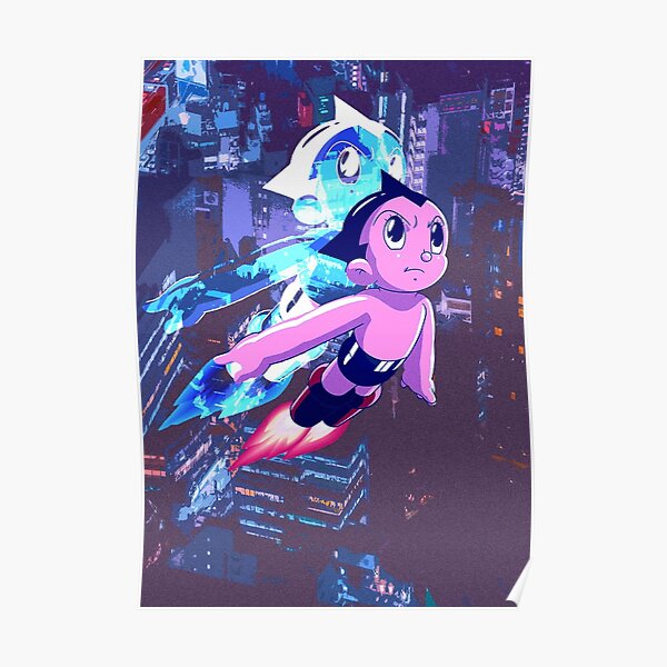 Astro Boy - Movie Poster Solid-Faced Canvas Print