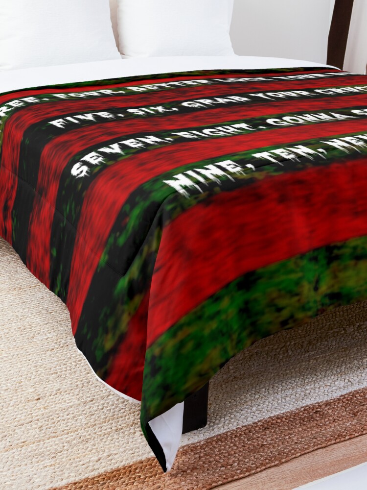 Alternate view of Freddy Krueger Rhyme, A Nightmare On Elm Street Comforter