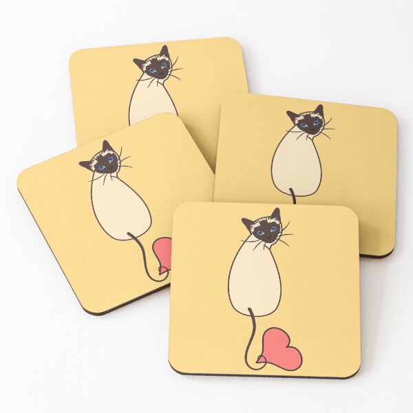 Item preview, Love Siamese Cat-Yellow designed and sold by lulululupaint.