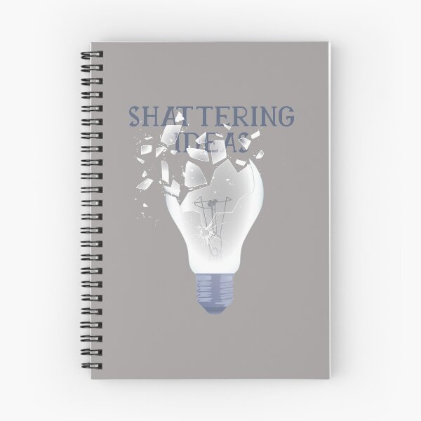 Item preview, Shattering ideas lightbulb designed and sold by DerSenat.