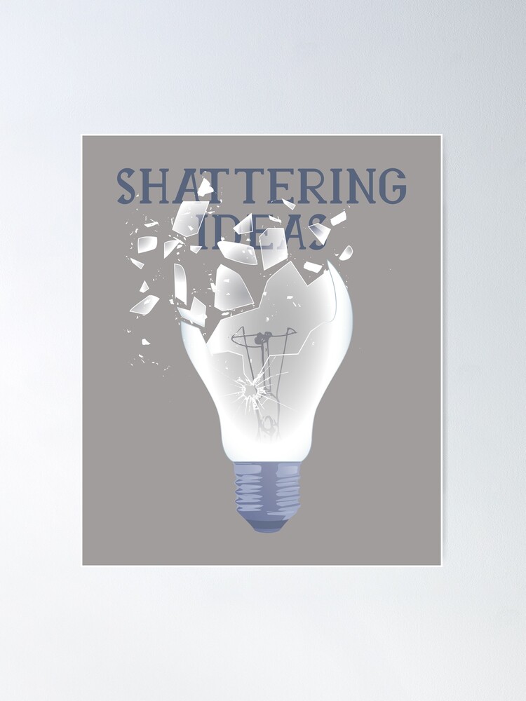 Light bulb, thinking, idea Poster by DerSenat