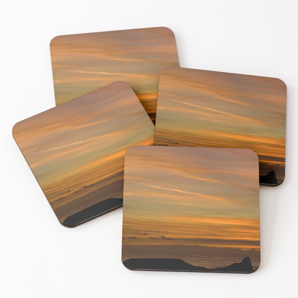 Item preview, Sunset over Worm's Head Gower with a spectaculat sky designed and sold by Cameranick.