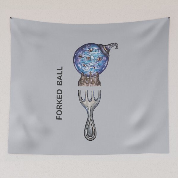 Item preview, FORKED BALL by FrankenDuo silver grey designed and sold by FrankenDuo.