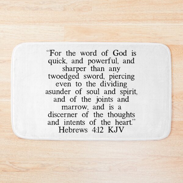 Item preview, Hebrews 4:12 KJV designed and sold by IBMClothing.