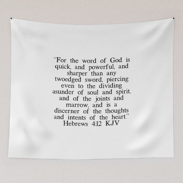 Item preview, Hebrews 4:12 KJV designed and sold by IBMClothing.