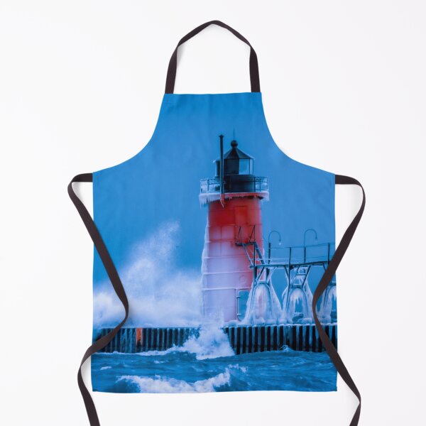 Item preview, Winter Waves Breaking South Haven designed and sold by Enzwell.