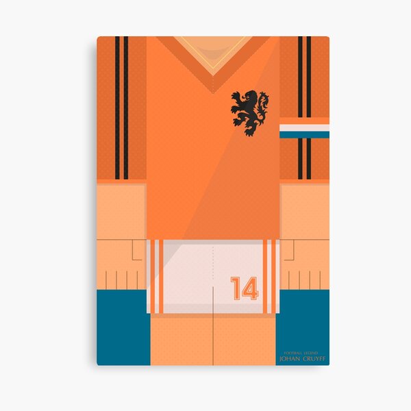 Item preview, Johan Cruyff, football legend, vintage Nederland jersey, old Holland kit designed and sold by Stefano Spalluto.