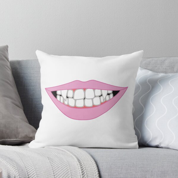 Item preview, Vampire pink lips smile designed and sold by ReluctantChickn.