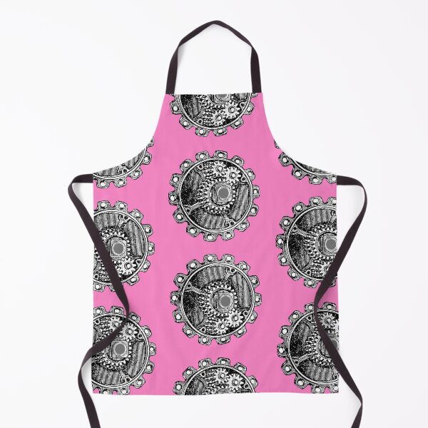 Item preview, Vintage Old Gear Print (Bubblegum Pink) designed and sold by TheEditrix.