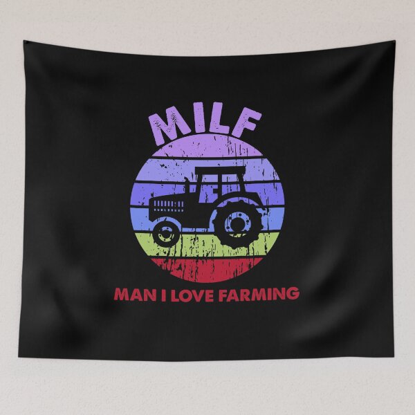 Item preview, MILF Man I Love Farming Tractor designed and sold by Alaadin Bendali Braham.