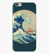 Ponyo and The Great Wave off Kanagawa VINTAGE iPhone Case