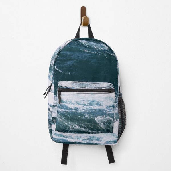 Item preview, Blue Deep Water Wild waves Photographic print designed and sold by milkasweet.