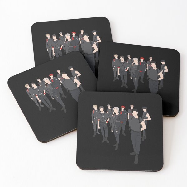Item preview, Sticker - Stray Kids members ot8 kpop designed and sold by Amy Hearts.