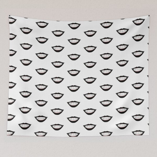 Item preview, Vampire black lips smile designed and sold by ReluctantChickn.