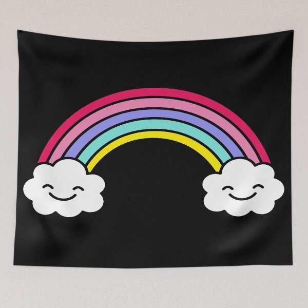 Item preview, Adorable Rainbow Clouds designed and sold by TrueTrippyArts.