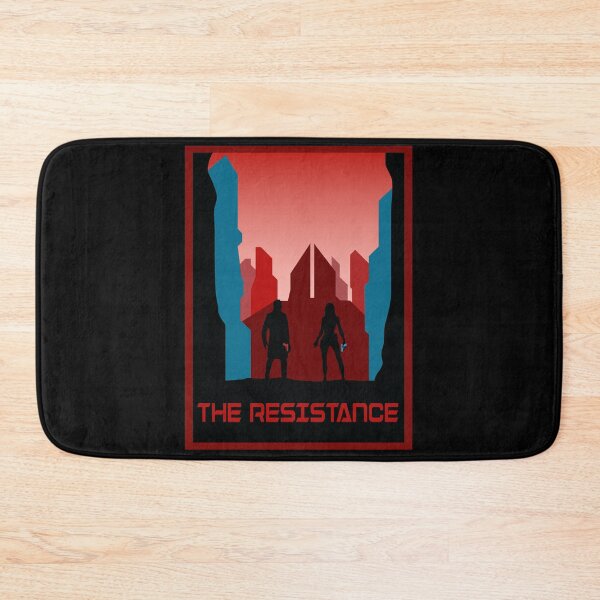 Item preview, The Resistance (Red) - Board Games - Minimalist Travel Poster Style - Board Game Art designed and sold by MeepleDesign.