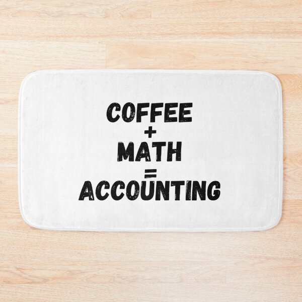 Aperçu de l'œuvre Café + Math = Comptabilité créée et vendue par simplysharon.