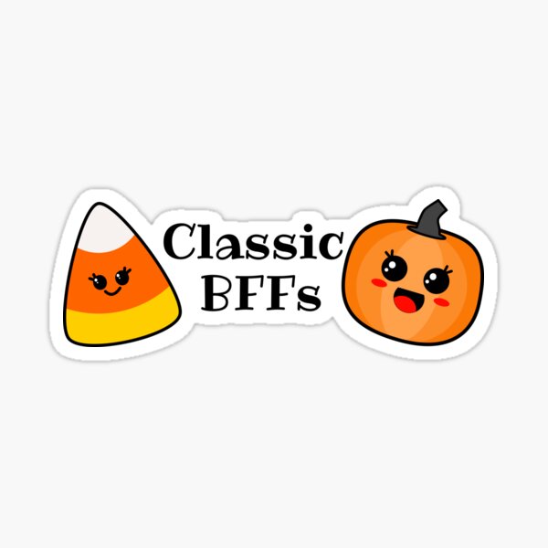 Classic Bffs Sticker For Sale By Bunkrcafe Redbubble