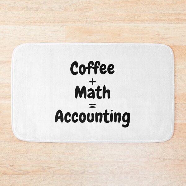 Aperçu de l'œuvre Café + Math = Comptabilité créée et vendue par simplysharon.