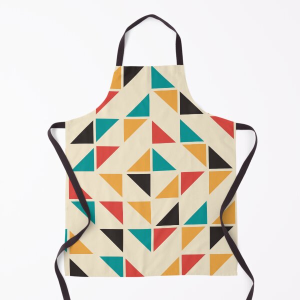 Item preview, Mid Century Colored Triangles Pattern designed and sold by La Chic.