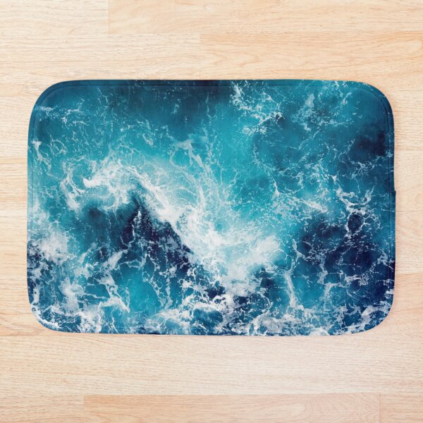 Item preview, Blue Ocean Waves Pattern designed and sold by Dynamitebucket.