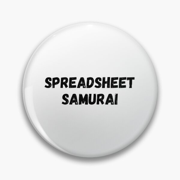 Item preview, Spreadsheet Samurai designed and sold by simplysharon.
