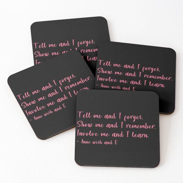 Item preview, Tell me, Show me, ilvolve me | Anne With an E (Pink) designed and sold by KauzSL.