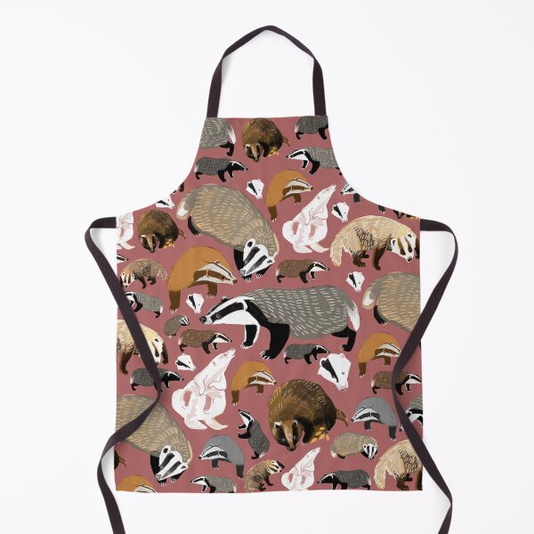 Item preview, Eurasian badgers pattern Pink designed and sold by belettelepink.