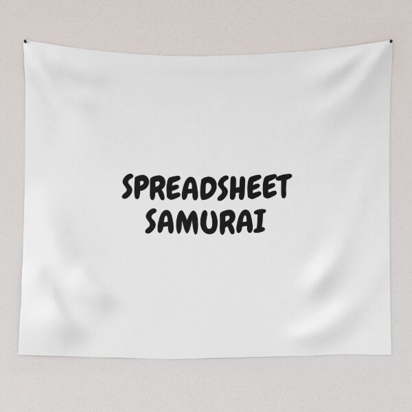 Item preview, Spreadsheet Samurai designed and sold by simplysharon.