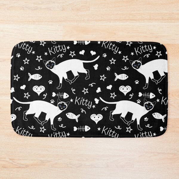 Item preview, Doodle Siamese Cat - Black designed and sold by lulululupaint.