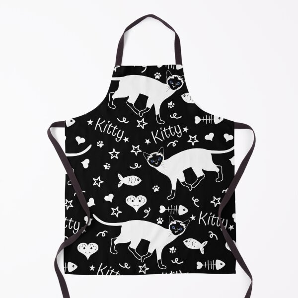 Item preview, Doodle Siamese Cat - Black designed and sold by lulululupaint.