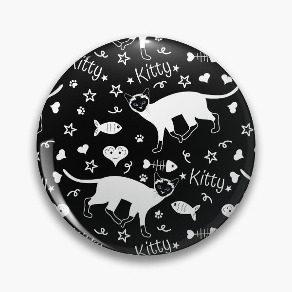 Item preview, Doodle Siamese Cat - Black designed and sold by lulululupaint.