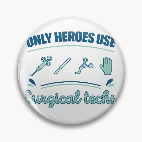 Item preview, Only Heroes Use Surgical Techs for Surgical and Medical Students Gift designed and sold by Scratches Tees.