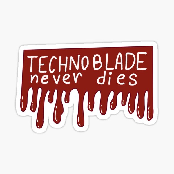 Technoblade Never Dies Stickers for Sale