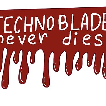 technoblade never dies technoblade technoblade never dies technoblade iPad  Case & Skin for Sale by anastdesign