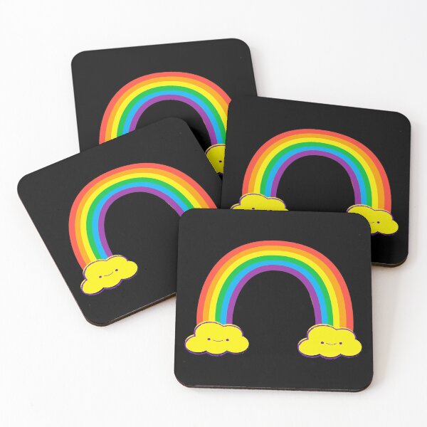 Item preview, Adorable Rainbow Clouds designed and sold by TrueTrippyArts.
