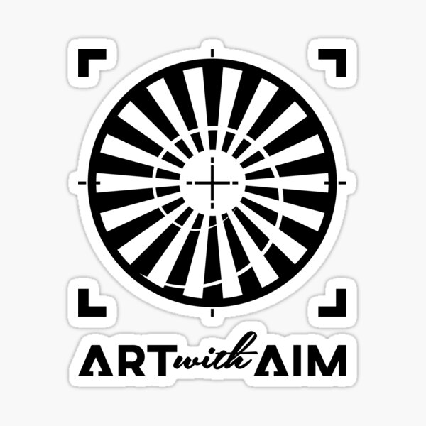 Monochrome black Sticker