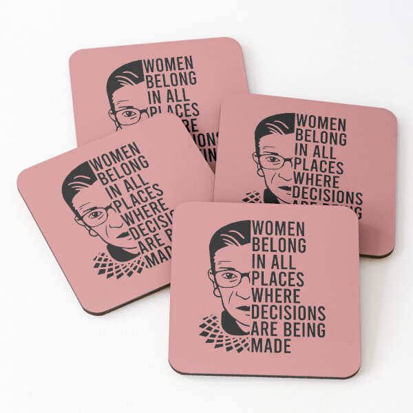 Item preview, Las mujeres pertenecen a todos los lugares donde se toman las decisiones RBG designed and sold by REApparelCo.