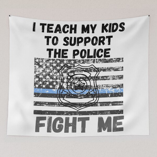 Item preview, I TEACH MY KIDS TO SUPPORT THE POLICE  designed and sold by MoMasry.