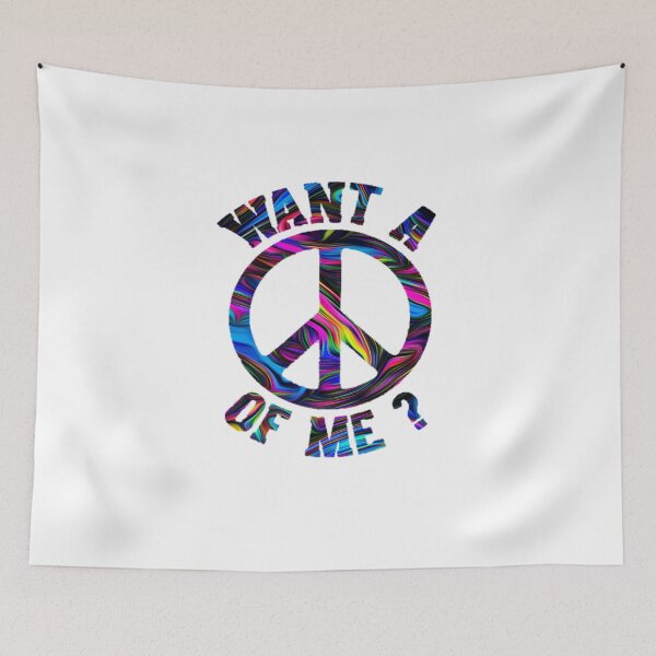 Item preview, Peace symbol, psychedelic t-shirt designed and sold by chris299.