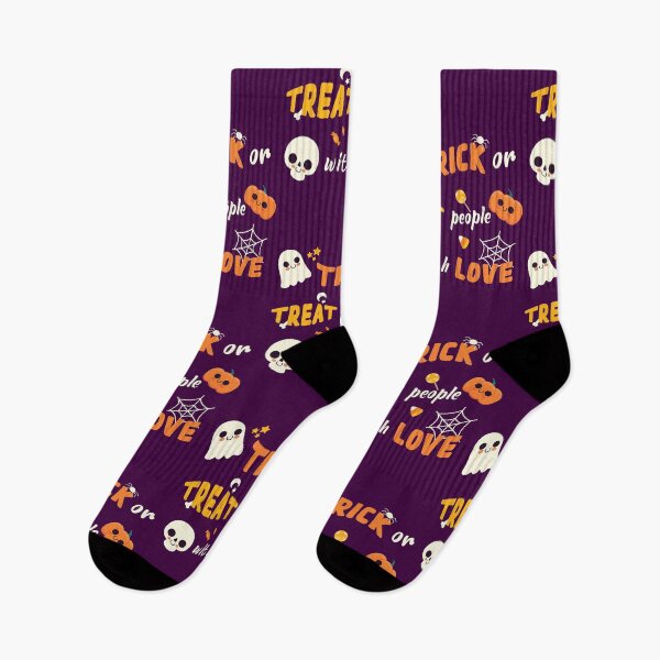 Item preview, Trick Or Treat People With Love Cute Halloween Positive Gift For Nice People designed and sold by Scratches Tees.